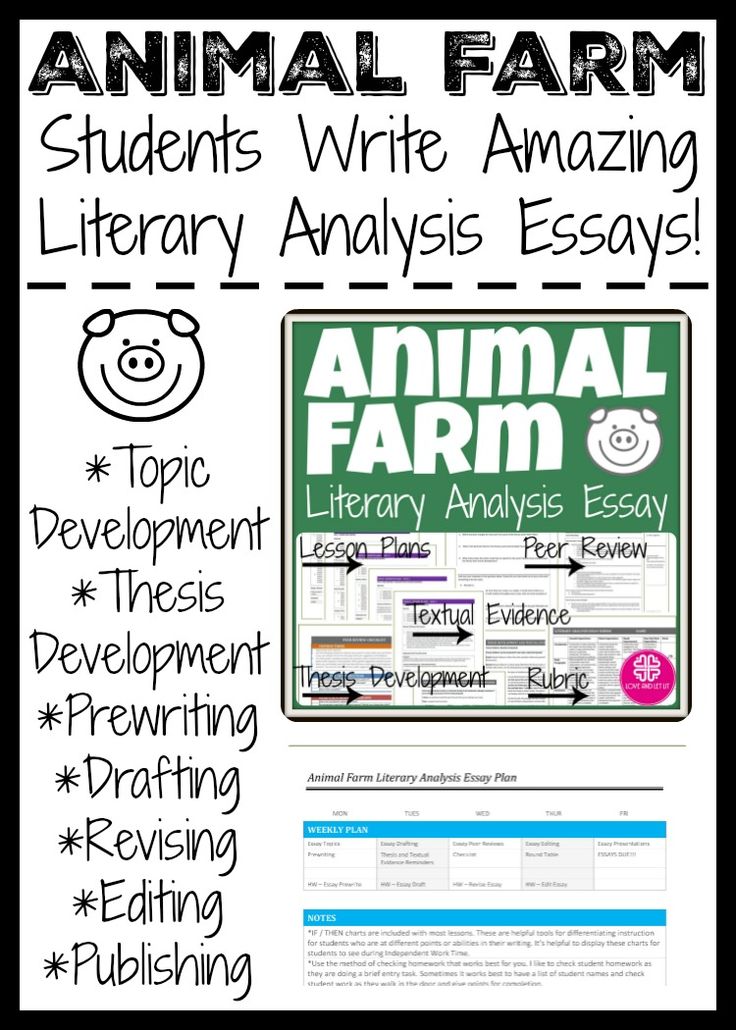 literary analysis essay animal farm