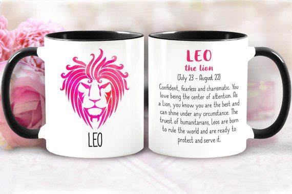Leo Zodiac Sign Mug Lion Symbol Description July 23 Etsy Zodiac Signs Leo Zodiac Leo Leo Zodiac Sign Mug Lion Symbol Description July 23 Etsy Zodiac Signs Leo Zodiac Leo