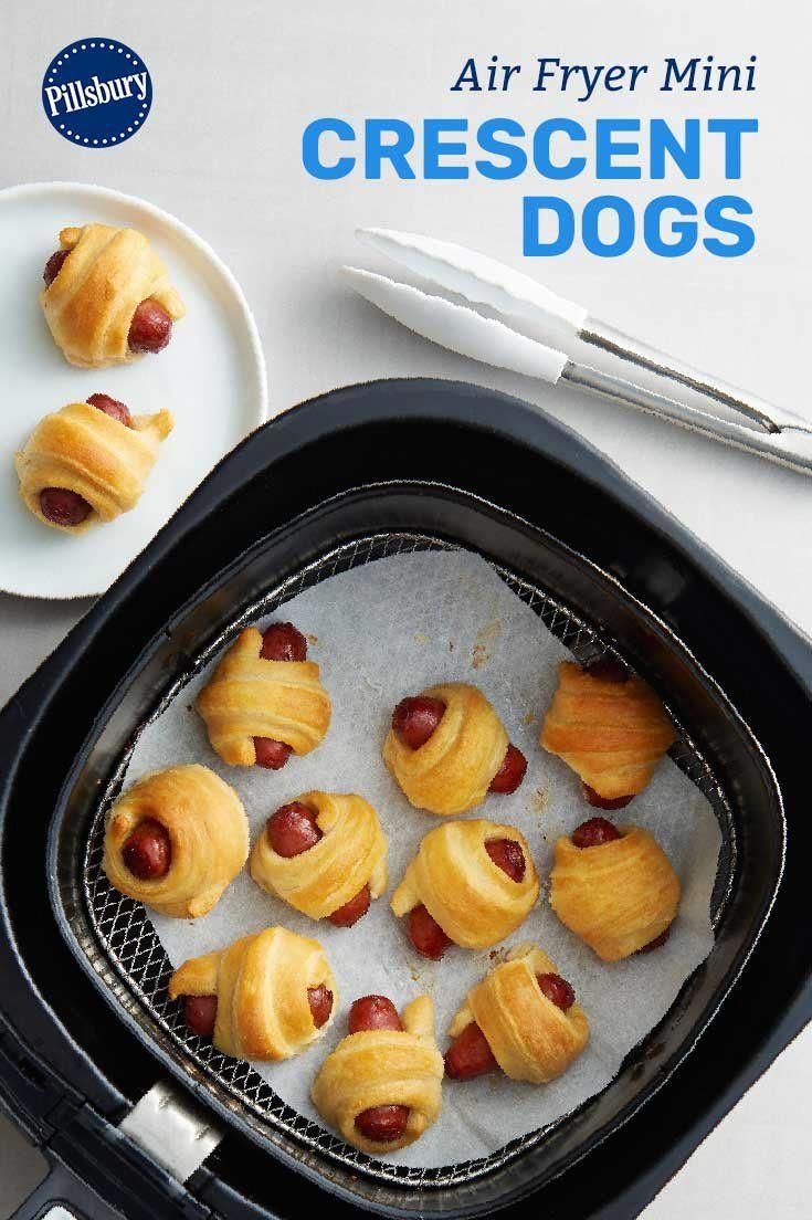 Air Fryer Mini Crescent Dogs Recipe Air fryer recipes Air Fryer Mini Crescent Dogs Recipe Air fryer recipes