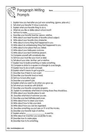 9th grade essay prompts