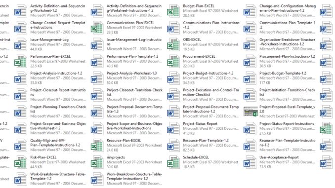 Contents: Activity-Definition-and-Sequencing-Worksheet Activity-Definition-and-Sequencing-Worksheet-Instructions Change-and-Configuration-Management-Plan-Instructions Change-and-Configuration-Management-Plan-Template Change-Control-Request-Template. Change-Control-Request-Template-Instructions Communications-Plan-Instructions Communications-Plan-Template Issue-Management-Document Issue-Management-Document-Instructions Issue-Management-Log Issue-Management-Log-Instructions Organization-Brea...
