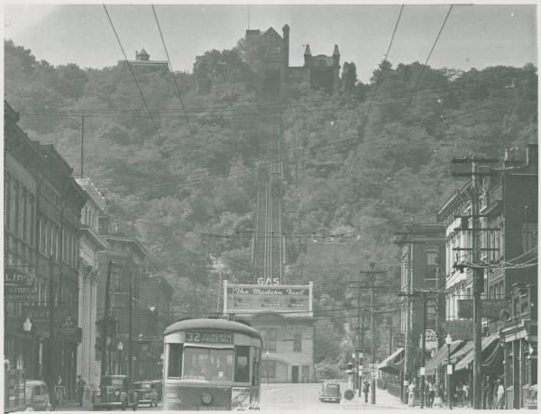 Cincinnati Mt Historic Photo Print Ohio Auburn Incline Railway Car