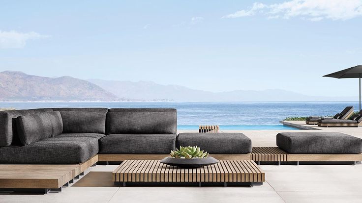 The Caicos Outdoor Furniture Collection Is Bold Sustainable Terrace Restoration Hardware Collections The Caicos Outdoor Furniture Collection, Designer Outdoor Furniture