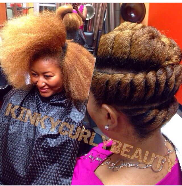 108 Best Natural Hair Then Some Images On Pinterest African A Simple Clic Natural Updo Look