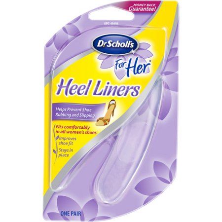 scholl leather heel liners