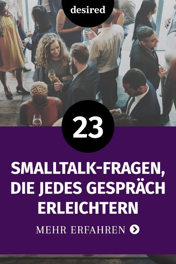 Smalltalk themen kennenlernen