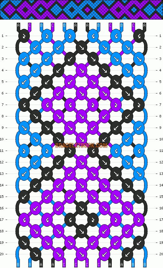 Normal Friendship Bracelet Pattern 3238 Braceletbook Normal Friendship Bracelet Pattern 3238 Braceletbook Bracelets Patterns