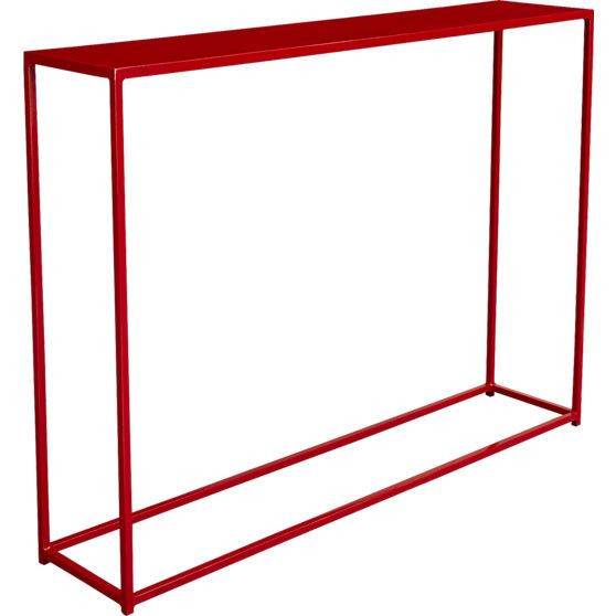 Red Console Table Red Console Table