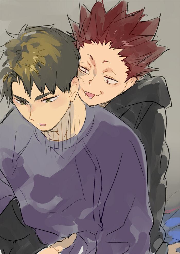 Haikyuu Ships (One shot) - UshiTen - 23:37 | Haikyuu manga, Haikyuu