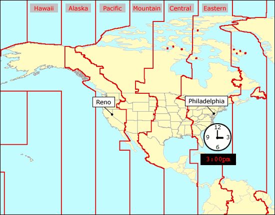 Time Zones in the United States | Time zone map, United states, The unit