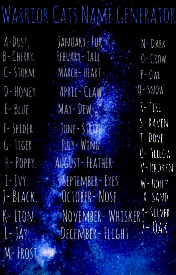 Warrior Cats Ancient Name Generator Warrior Cats Ancient Name Generator