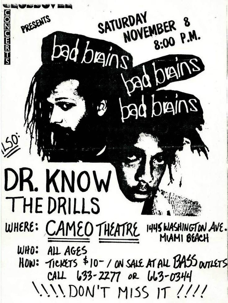 354 best bad brains flyers images on pinterest rock posters punk flyers for sale