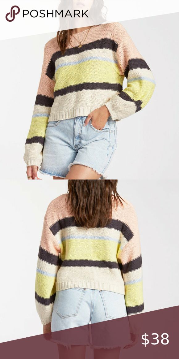 billabong seeing stripes sweater