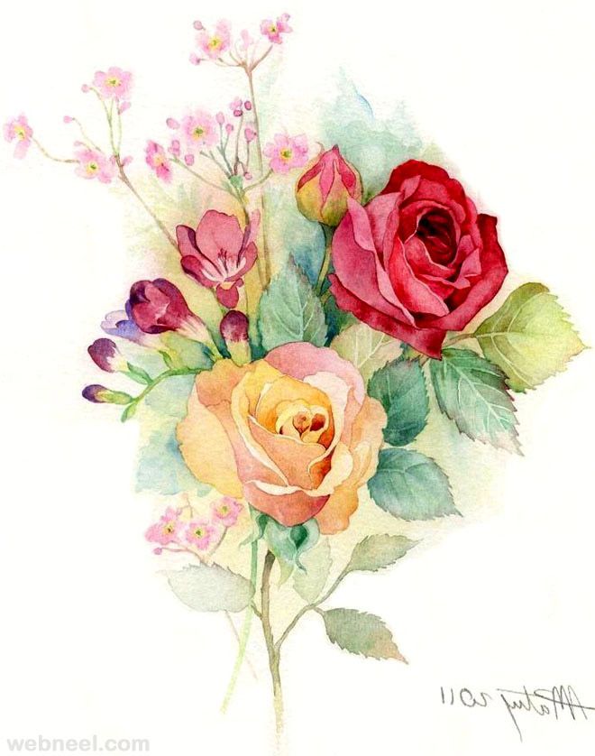 How To Paint Acrylic Rose Vine How To Paint Acrylic Rose Vine