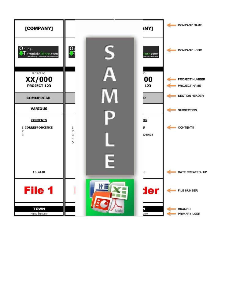 file sticker template