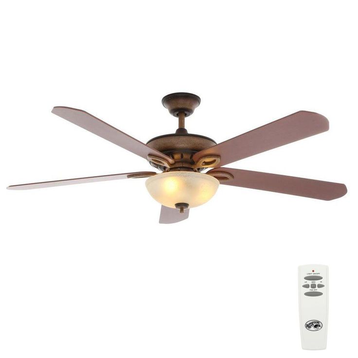 Hampton Bay Asbury 60 In Indoor Gilded Espresso Ceiling Fan With Light Kit And Remote Control Bronze Bronze Ceiling Fan, Hampton Bay Ceiling Fan Light Switch
