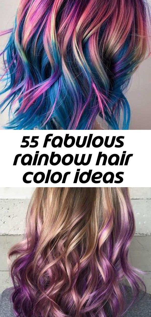Rainbow Hair Ideas For Brunette Girls No Bleach Required Rainbow Hair Ideas For Brunette Girls No Bleach Required