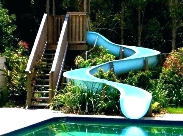 Pin By Rebecca Magner On Yard Swimming Pool Slides Water Slide Swimming Pool Slides, Slide For Inground Pool Canada