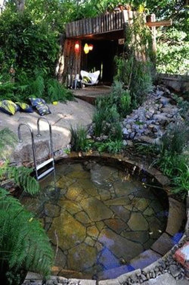Wonderful Pool Landscape Ideas #PoolLandscaping | Backyard, Natural