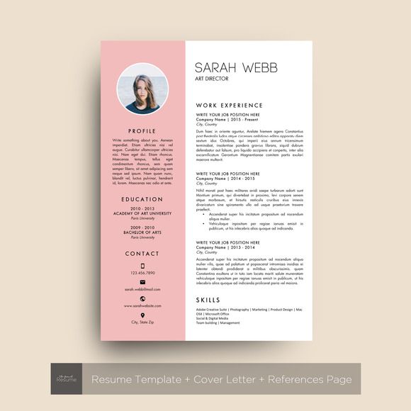 Resume Template (MS Word) Sarah @creativework247 Resume - resume template ms word Resume Template (MS Word) Sarah @creativework247 Resume - resume template ms word