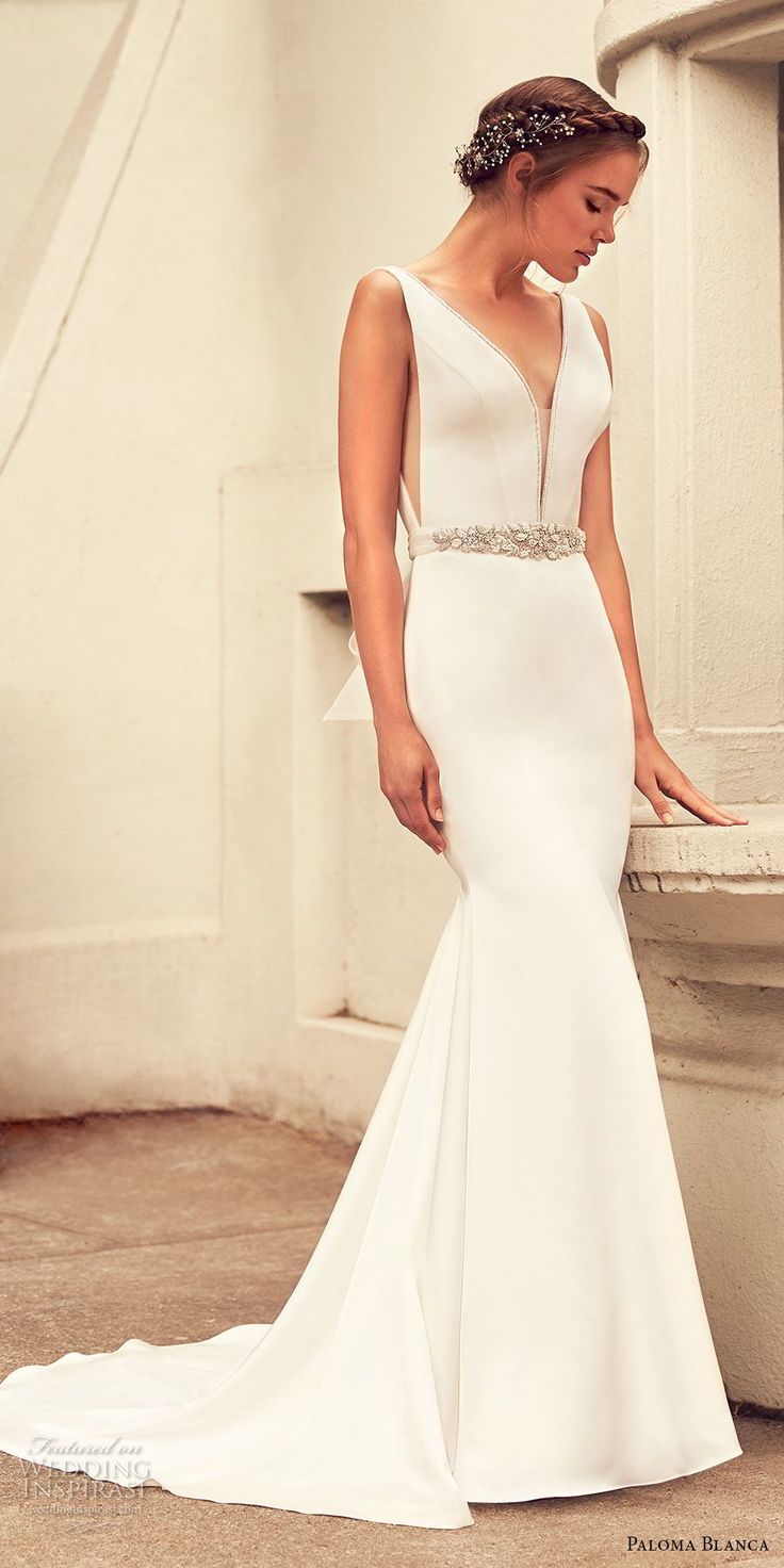 Paloma Blanca Spring 2018 Wedding Dresses Wedding Inspirasi