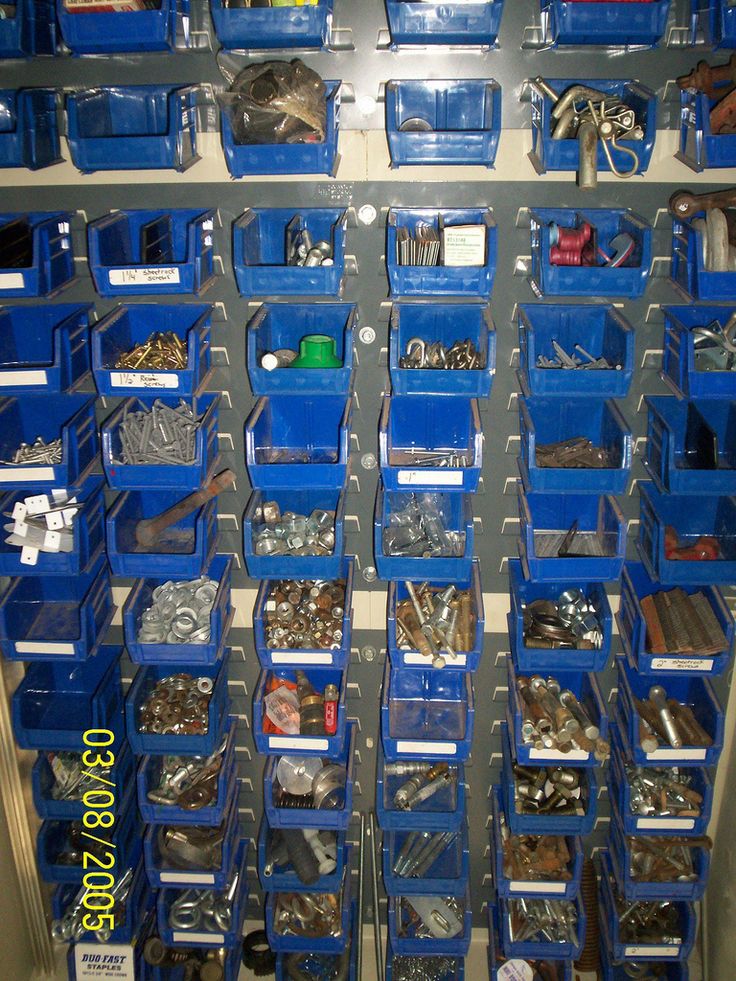 44 Best Bins For Sorting Nuts And Bolts Images On Pinterest Nut & Bolt Storage Bins Good idea but needs to be placed so that consumers can - 44 Best Bins For Sorting Nuts And Bolts Images On Pinterest