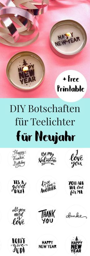 Teelicht mit Botschaft selber machen – ideale DIY Geschenke für jeden Anlass