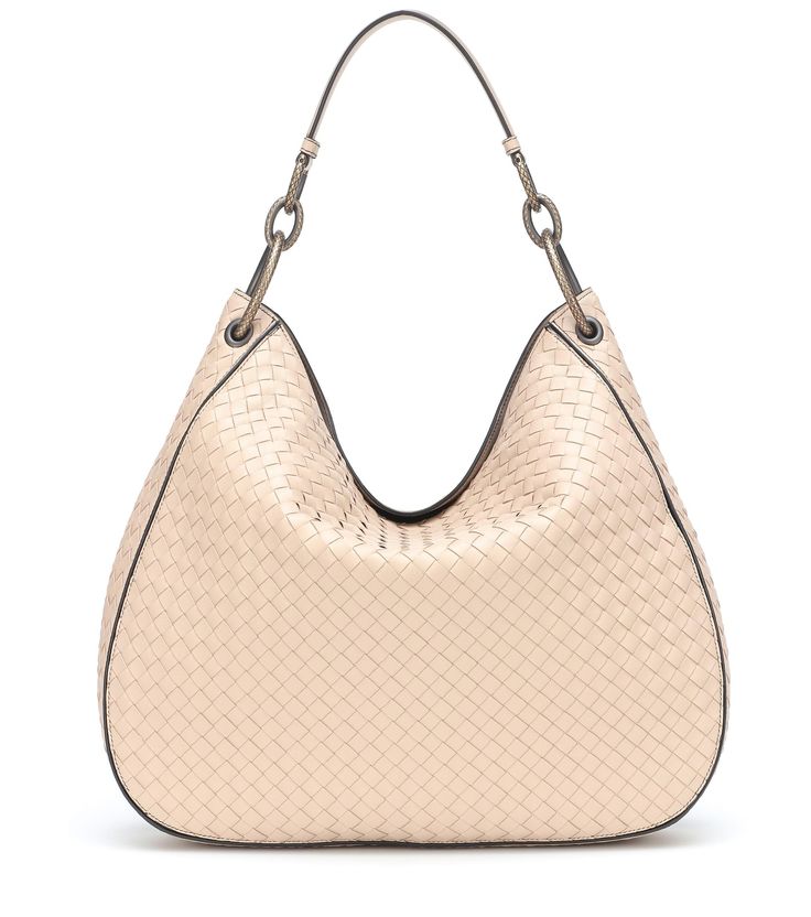 Loop Intrecciato Leather Shoulder Bag Multicolor Bottega