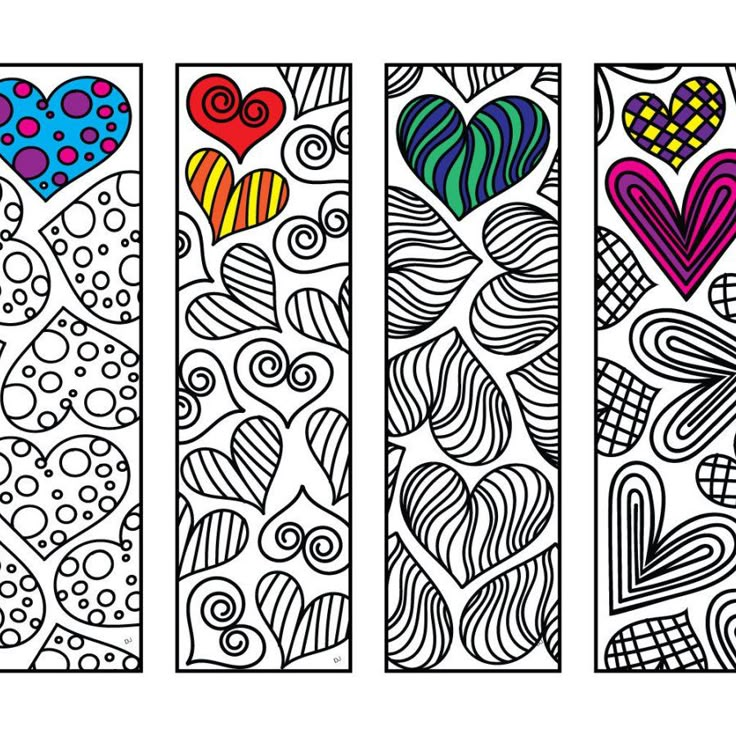 BEST VALUE Beautiful Patterns Coloring Bookmarks Set of 3 Bookmark PDF  Print and Cut, Floral, Mandala, Relaxing Activity for Book Lovers 