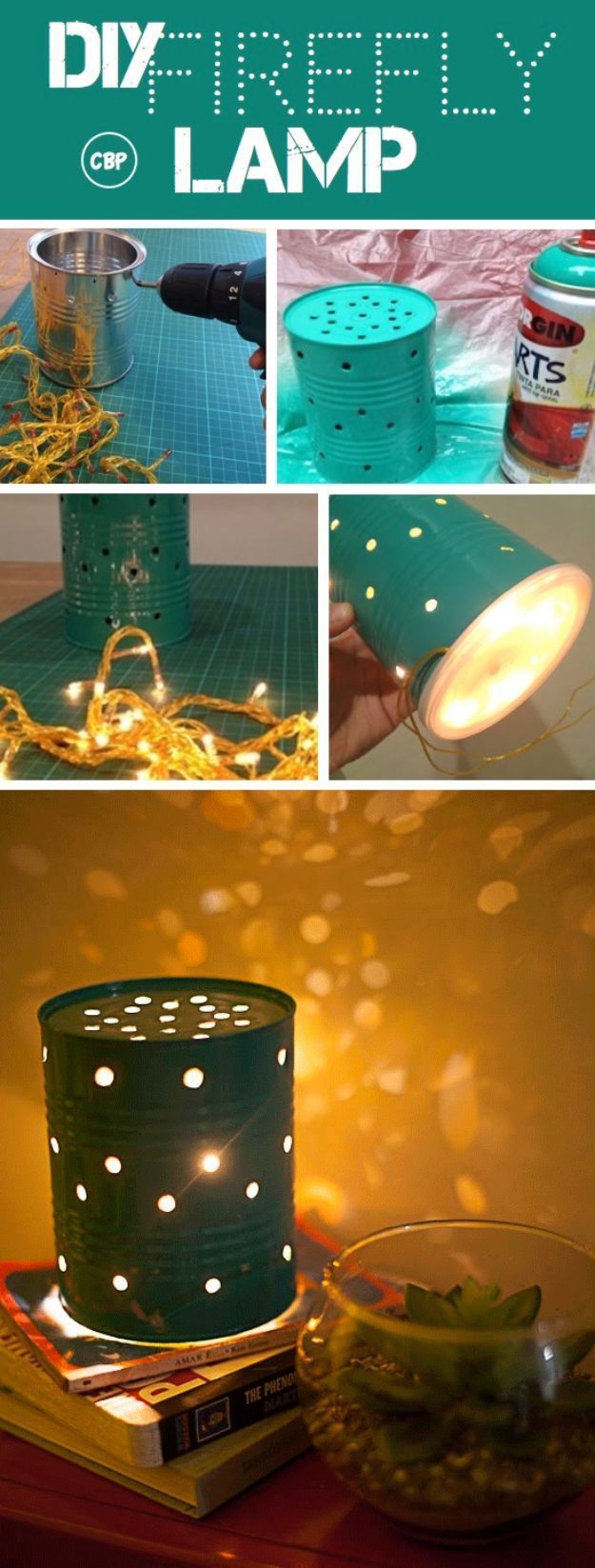 DIY Teen Room Decor Ideas for Girls | DIY Firefly Lamp | Cool Bedroom Decor, Wal...