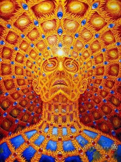 A arte transcendental de Alex Grey 52c6d1f453bc45c968eb81a4492be7dd alex grey crazy art - A arte transcendental de Alex Grey
