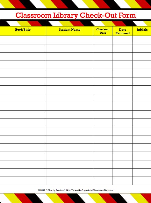 computer sign out sheet