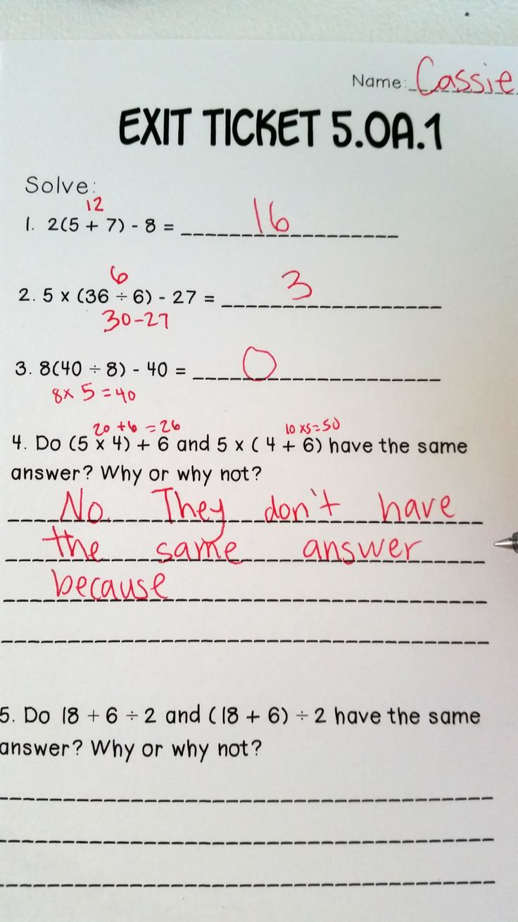 worksheet Simple Order Of Operations best 25 order of operations ideas on pinterest 5th grade math tasks and exit tickets