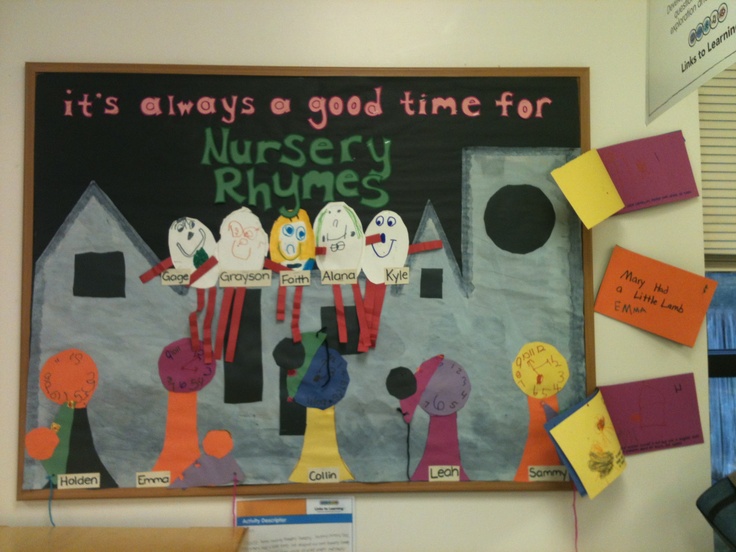 Nursery Rhymes Posters Bulletin Board Thenurseries Nursery Rhymes Bulletin Board 25 Best Boards Images By Geri Carter On Pinterest