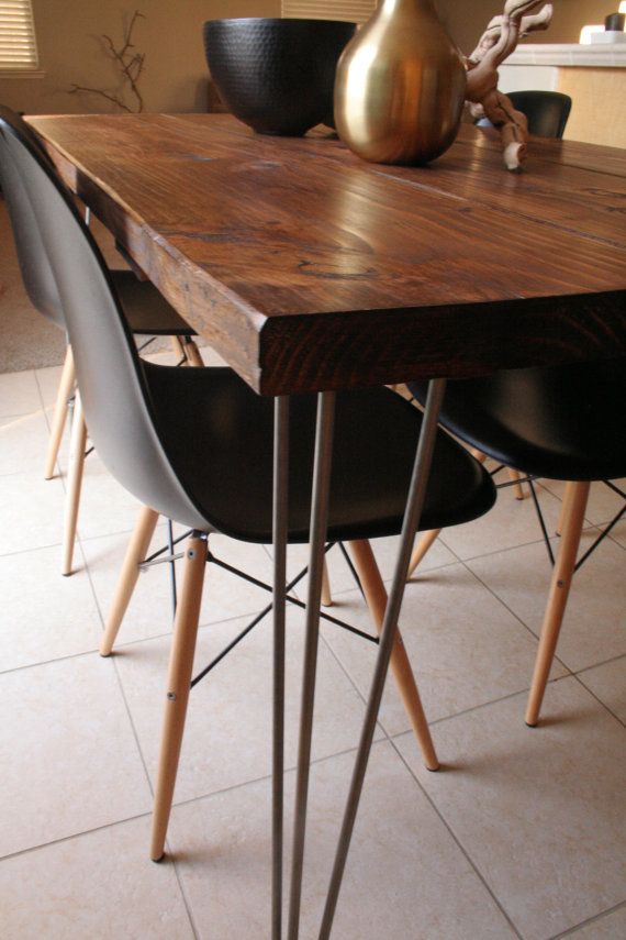 Besoin de conseils pour table (verre, hairpin legs, ...) 52ed0090403a938ac2defd966b2bf6eb--modern-rustic-dining-table-rustic-wood-table