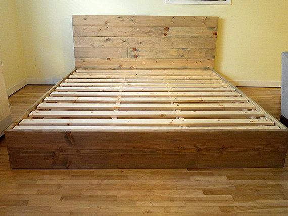 wood platform bed frame and headboard simple bed frame bedroom furniture rustic and modern bed frame wood bedroom furniture - Platform Bed Frames wood platform bed frame and headboard simple bed frame bedroom furniture rustic and modern bed frame wood bedroom furniture - Platform Bed Frames