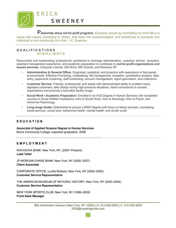 nonprofit professional resume resume writing service to nonprofit resumes