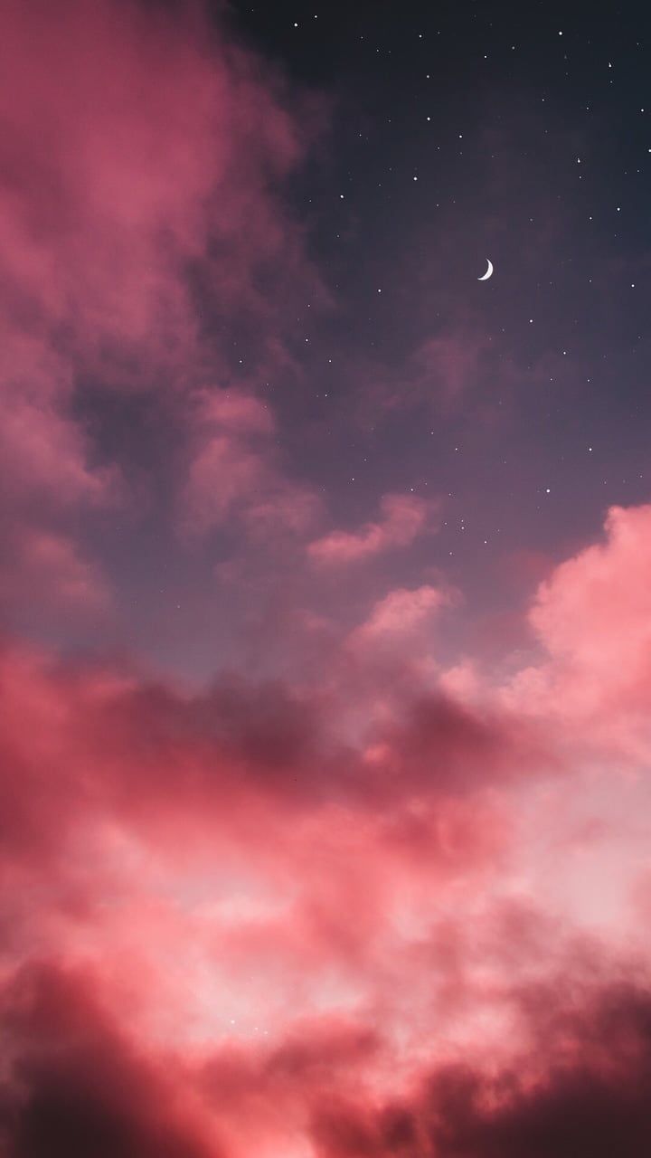 Sky Beautiful Pretty Background Night Sunset Clouds Https Weheartit Com Entry 324573751 Night Sky Wallpaper Pink Clouds Wallpaper Sky Aesthetic