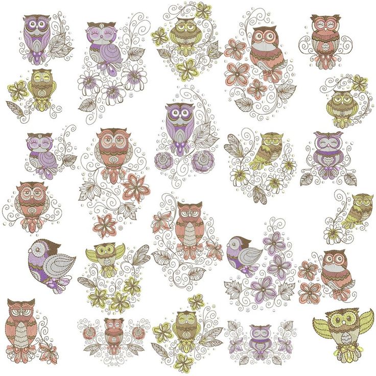 Retro Owl Swirls Designs | Embroidery patterns, Vintage ...
Vintage Swirl Patterns
