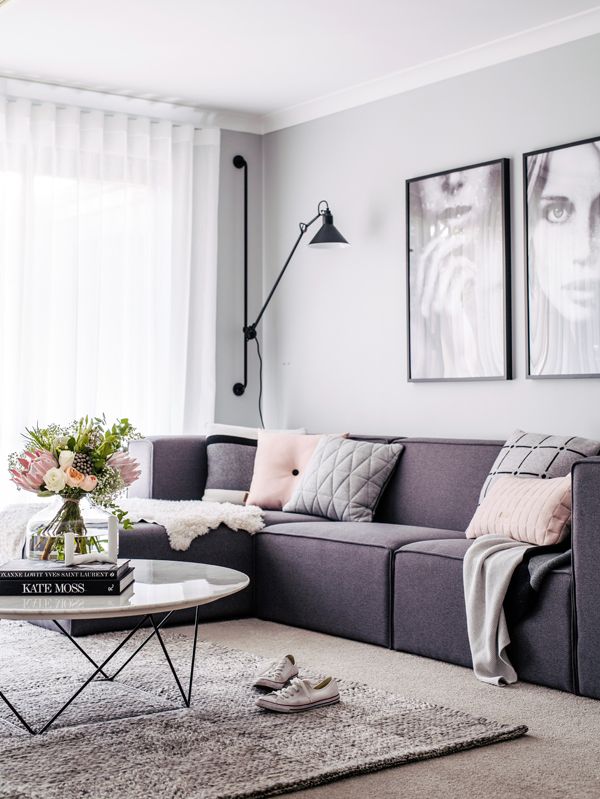 Blog — Adore Home Magazine | Idee deco salon gris, Déco salon, Idee ...