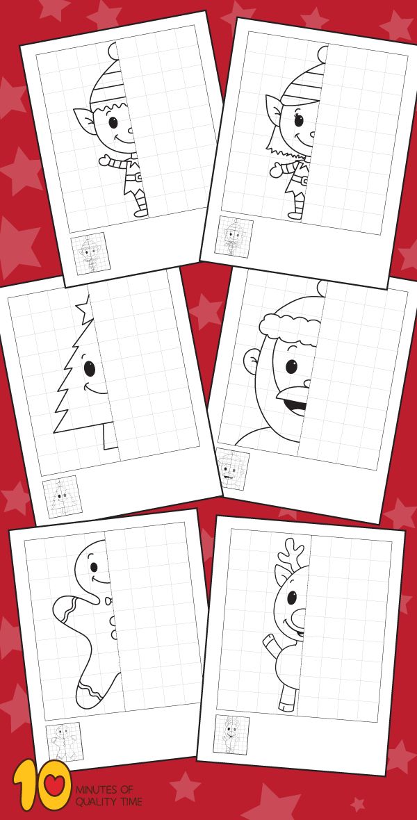 Snowflake Symmetry Drawings Winter crafts for kids, Math