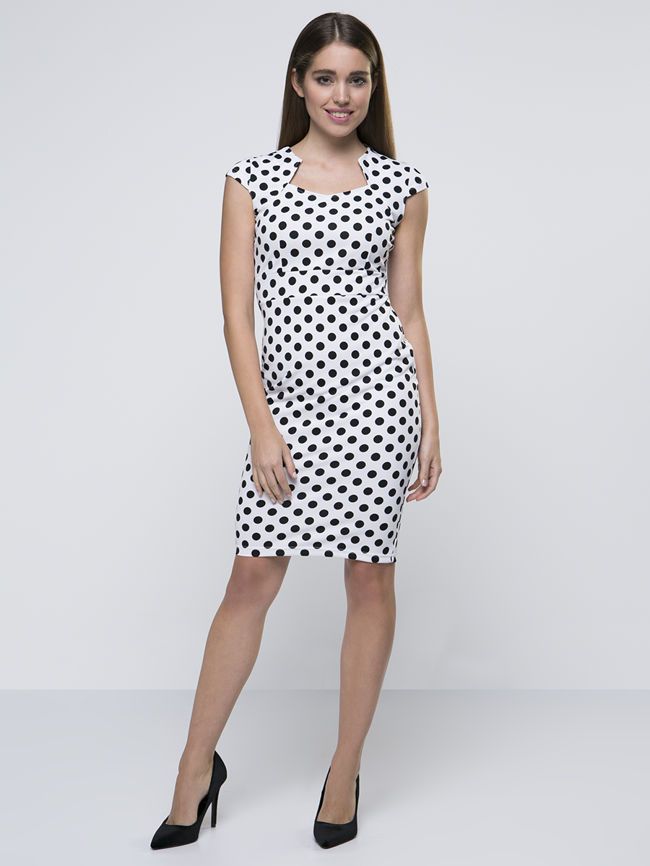 Briella cut out bodycon dress in cobalt Asos bodycon dress with cutouts polka dot