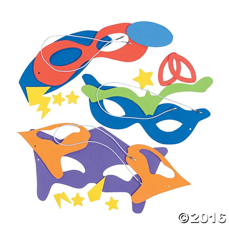 Superhero Mask Craft Kit - OrientalTrading.com