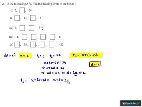arithmetic sequence worksheet with answers