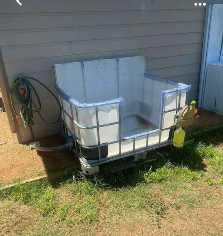 DIY IBC Dog Bath Backyard Dog Washing Station Outdoor Backyard diy-ibc-dog-bath-backyard-dog-washing-station-outdoor-backyard