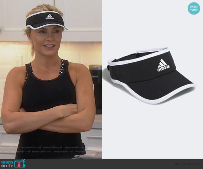 black adidas visor