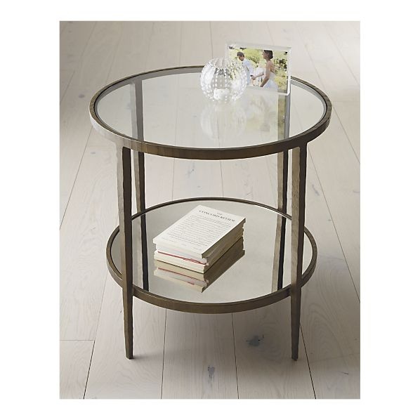 Mirror Gl Forged Metal Simply Perfect Clairemont Accent Table Mirror Gl Forged Metal Simply Perfect Clairemont Accent Table From Crate Barrel Livingroom Furnishings Living Room Furniture