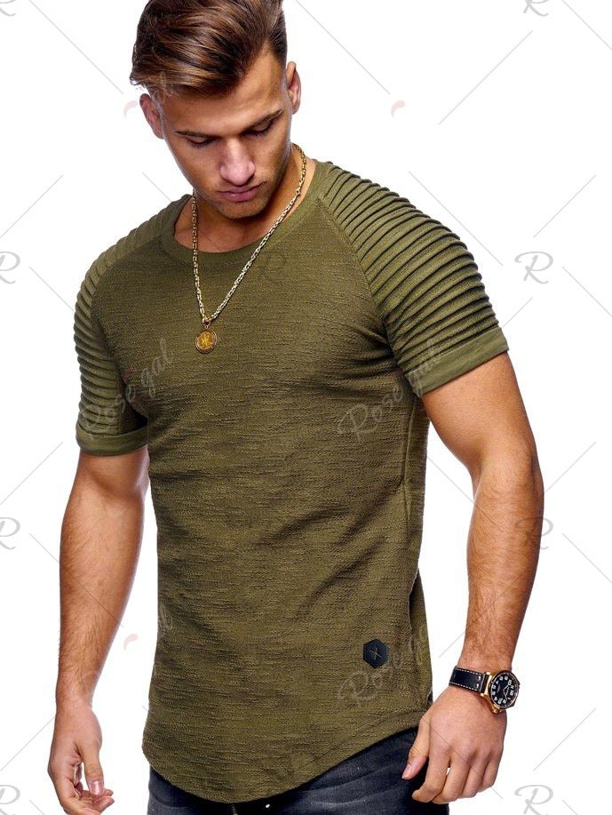 Mens T-shirt Personality Pocket Tees Short Sleeves Shirts New Style Tees Pure Color Summer Top By Fashionhe Mens T-shirt Personality Pocket Tees Short Sleeves Shirts New Style Tees Pure Color Summer Top By Fashionhe