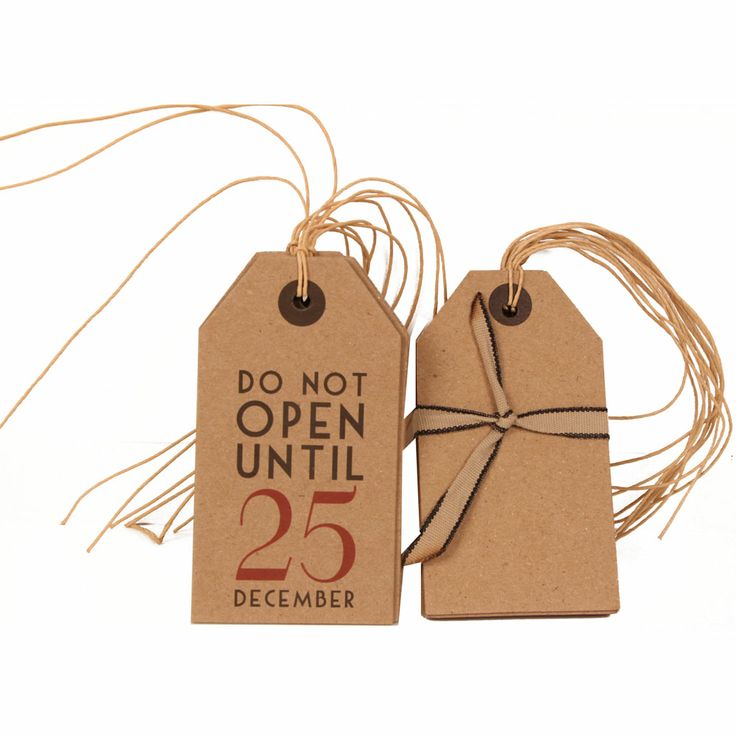 Do Not Open Until December 25th Kraft Gift Tags Merry christmas gift Do Not Open Until December 25th Kraft Gift Tags Merry christmas gift