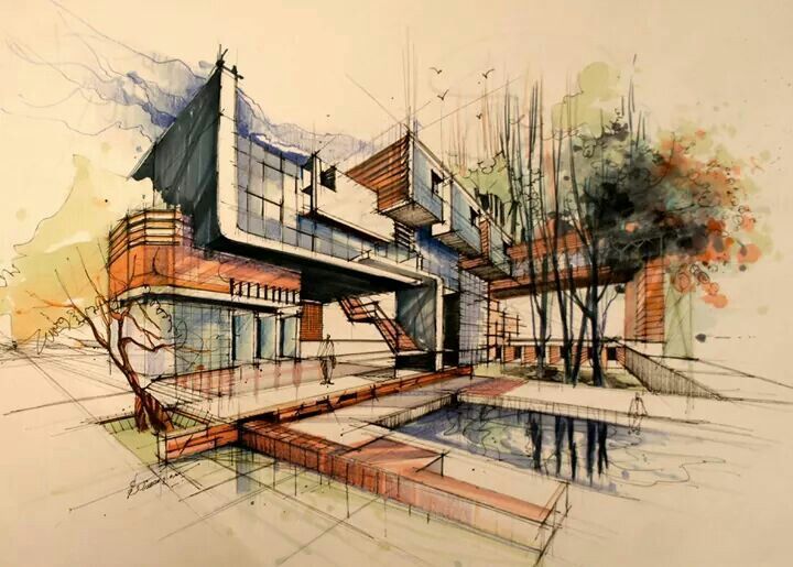 Modern Architecture Sketches modern sketch powered by: @jeffthings | draw things | pinterest Modern Architecture Sketches modern sketch powered by: @jeffthings | draw things | pinterest